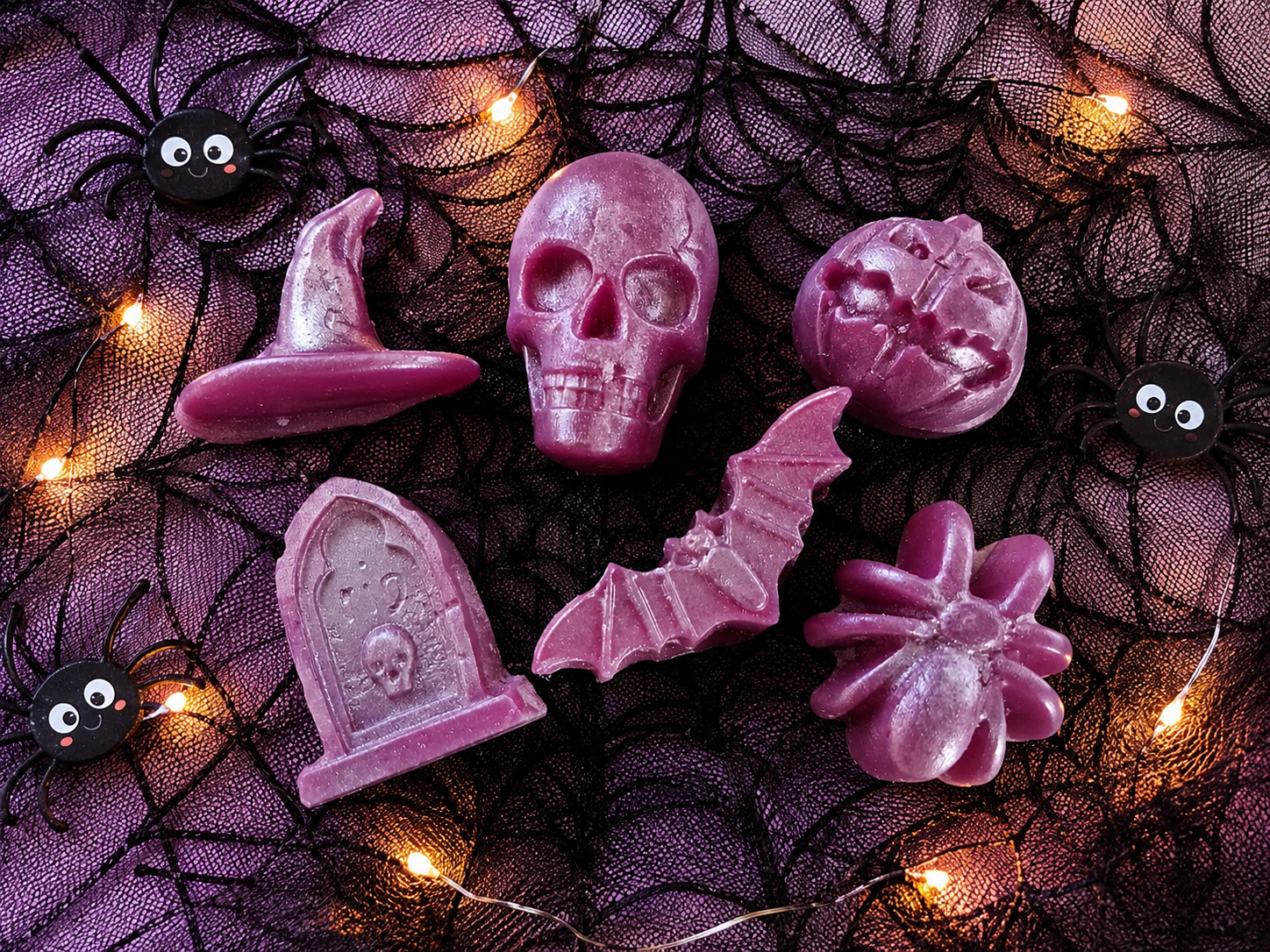 Sachet de 6 Fondants Halloween parfumés aux fruits de la passion.