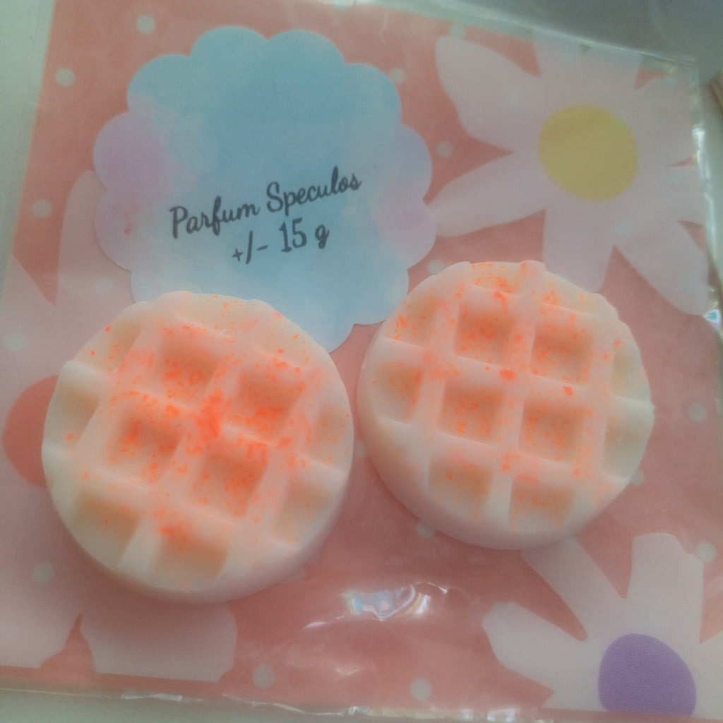 Fondants parfumés par 2 gaufrettes parfum Speculos