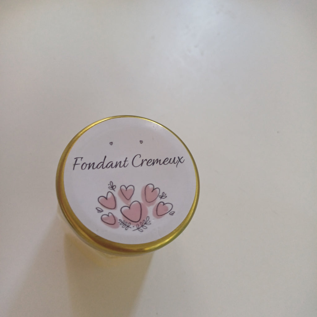 Fondants Crémeux avec à l'intérieur un fondant solide à faire fondre en plus du crémeux