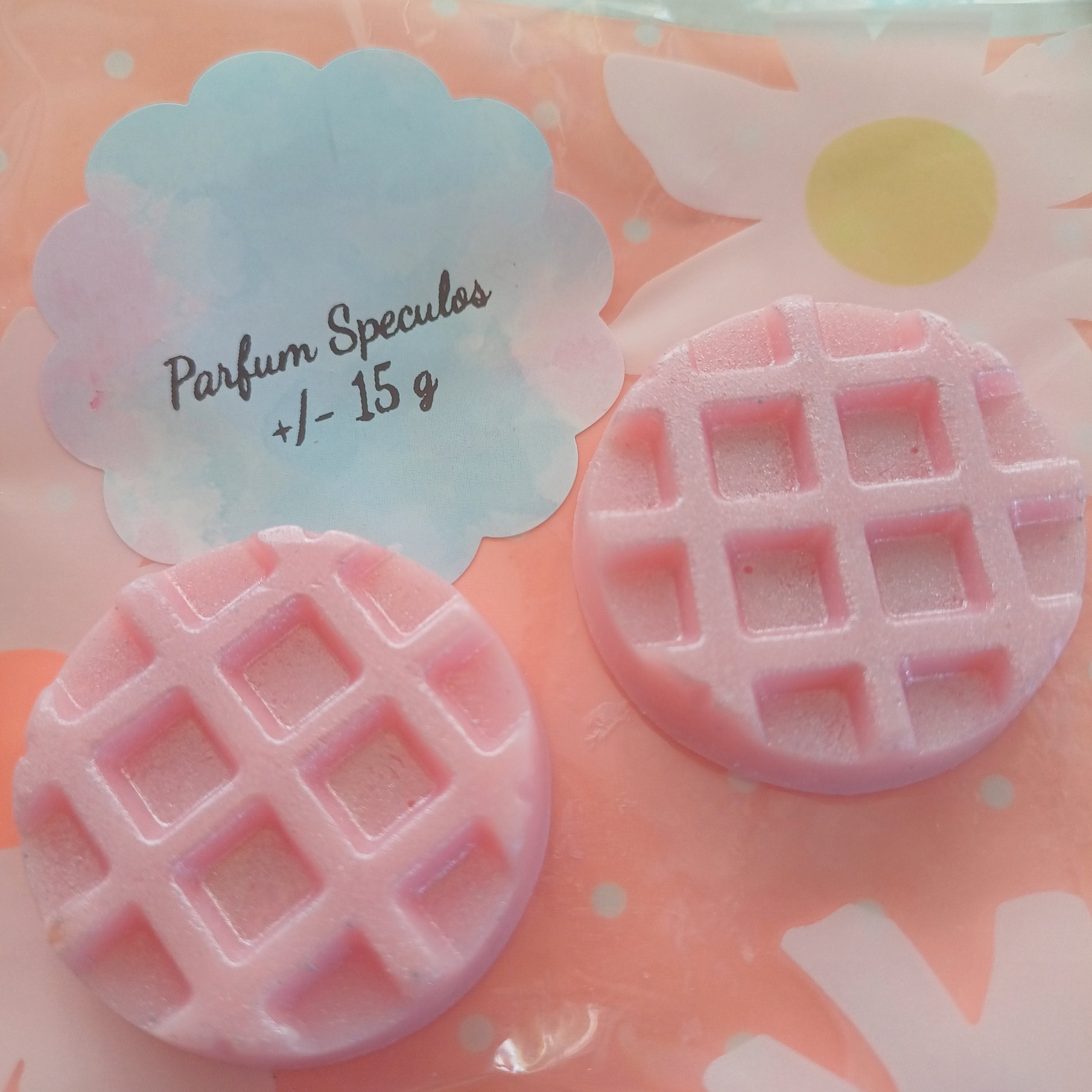 Fondants parfumés par 2 gaufrettes parfum Speculos